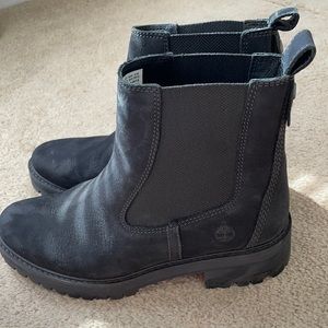 Chelsea Boots-Timberland-black suede